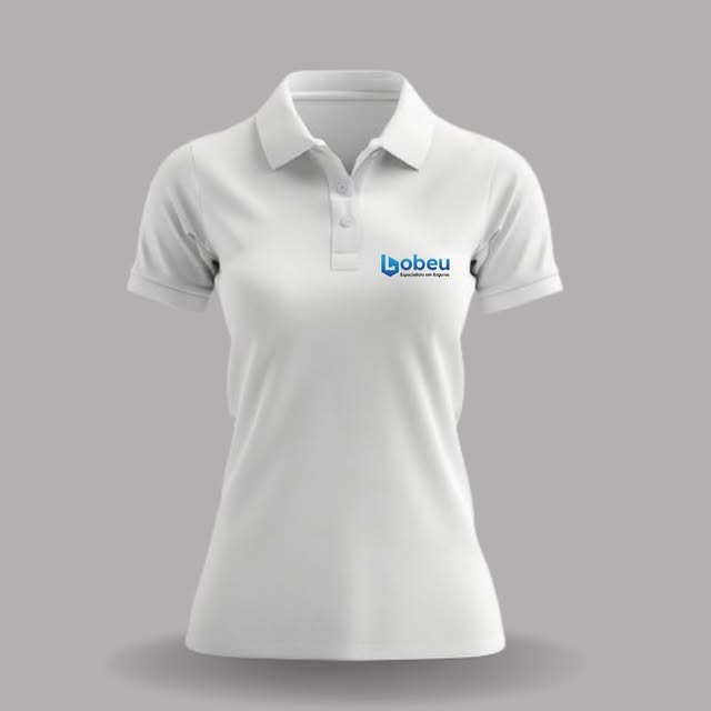 Uniforme polo apresentado pela Brunecomodas